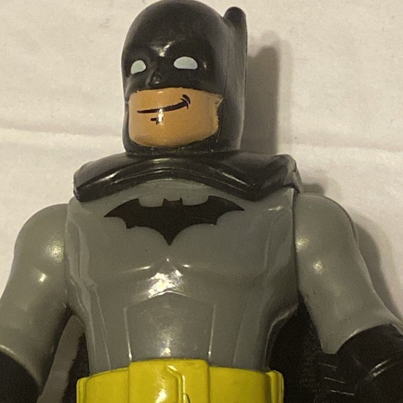 Imaginext DC Batman Smiling Gray Suit 3" Tall Figure 2015 Fisher Price Mattel - Picture 2 of 6